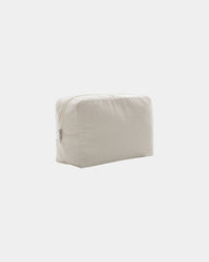 Trousse de toilette toile recyclée Aware™ à personnaliser - Blanc Cassé