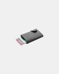 Porte-cartes aluminium anti RFID à personnaliser - Noir
