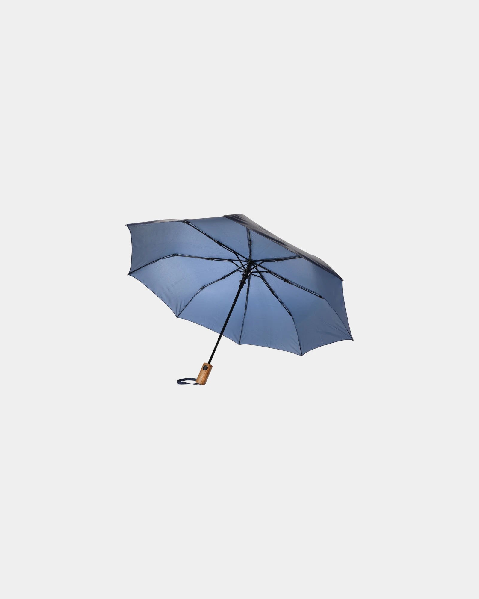 Parapluie pliable rPET Kaycey 21" à personnaliser - Bleu Marine
