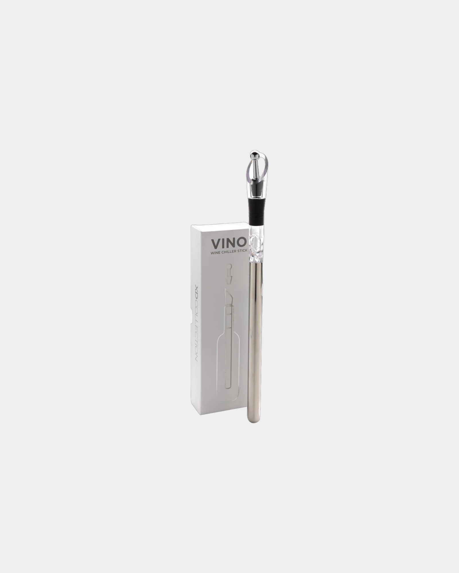 Tige rafraîchissante inox argent Vino à personnaliser - 3