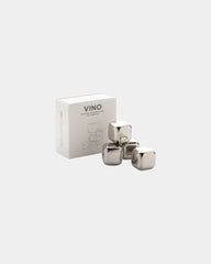 Glaçons réutilisables acier inoxydable 4pcs à personnaliser - 4