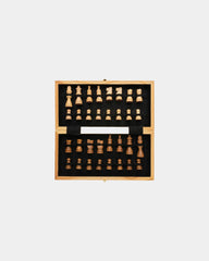 Jeu d'échecs pliable en bois à personnaliser