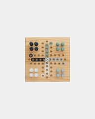 Jeu de ludo en bois à personnaliser