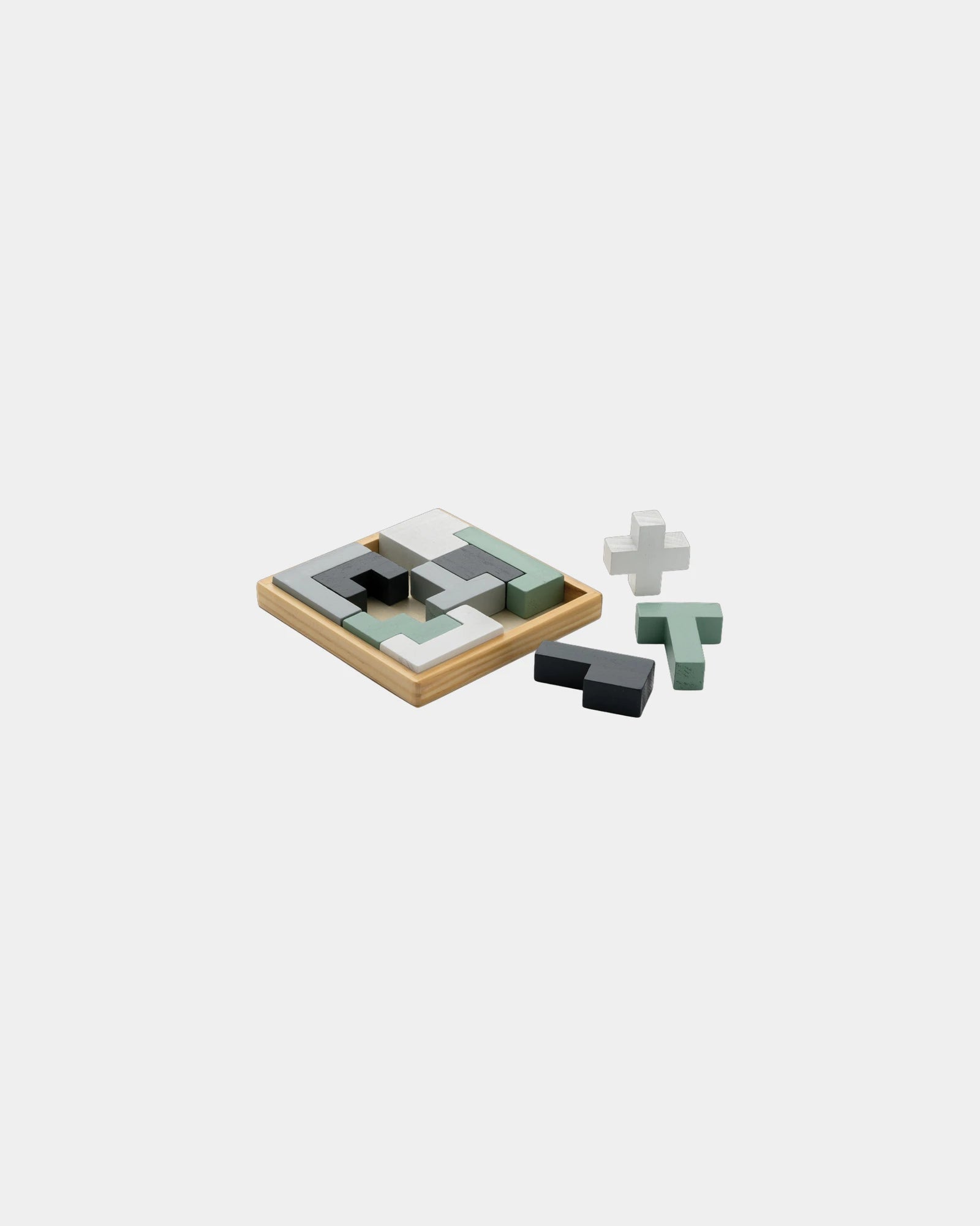 Puzzle en bois éco-responsable à personnaliser - Marron