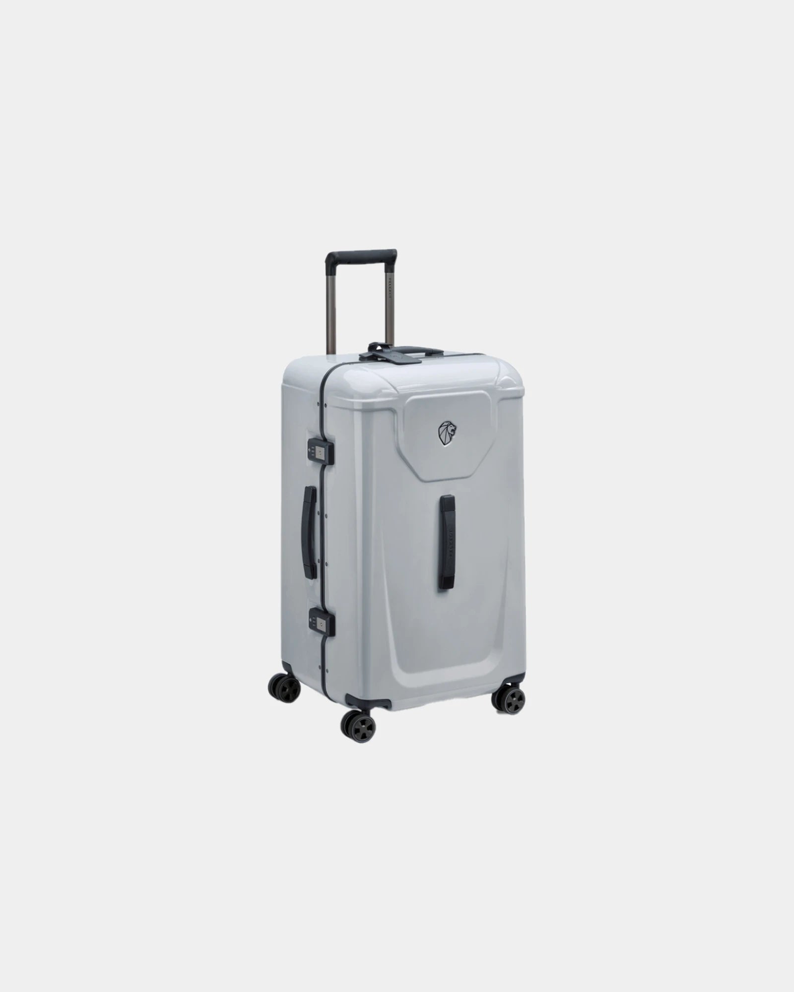Valise cabine polycarbonate Peugeot Voyages S 55 cm à personnaliser - Gris Orage