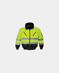 Blouson pilote 3 en 1 à personnaliser - Jaune-Noir