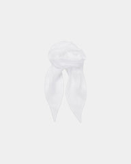 Foulard mousseline polyester femme à personnaliser - White