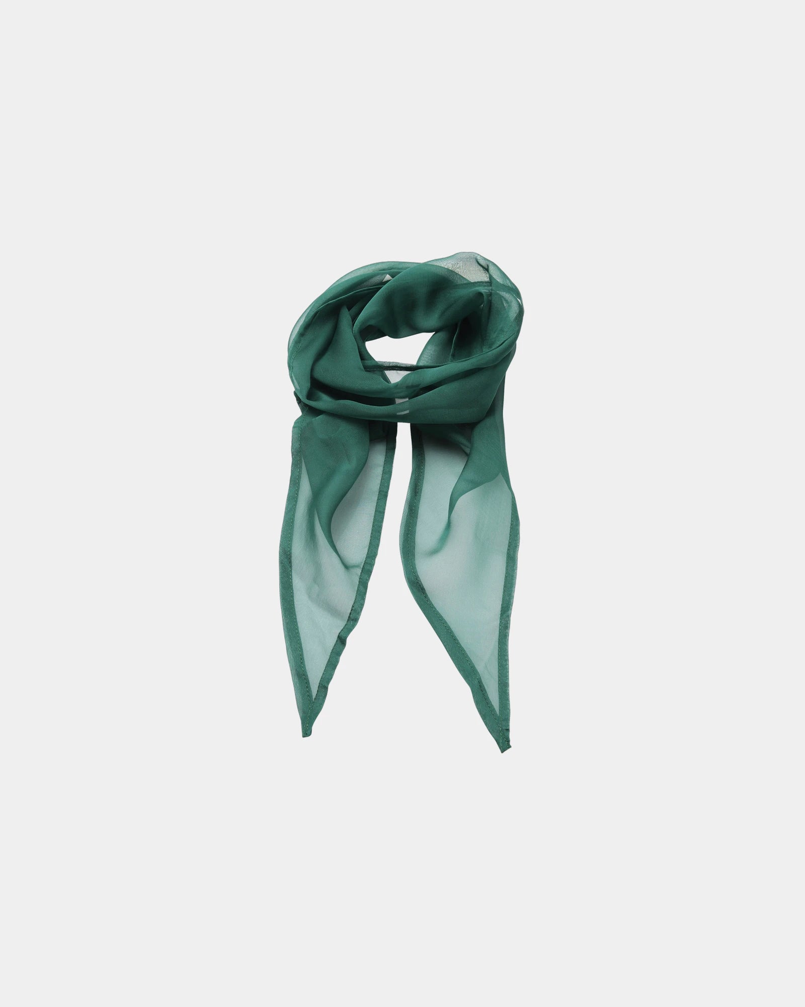Foulard mousseline polyester femme à personnaliser - Bottle Green