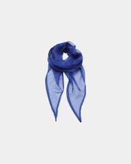 Foulard mousseline polyester femme à personnaliser - Royal Blue