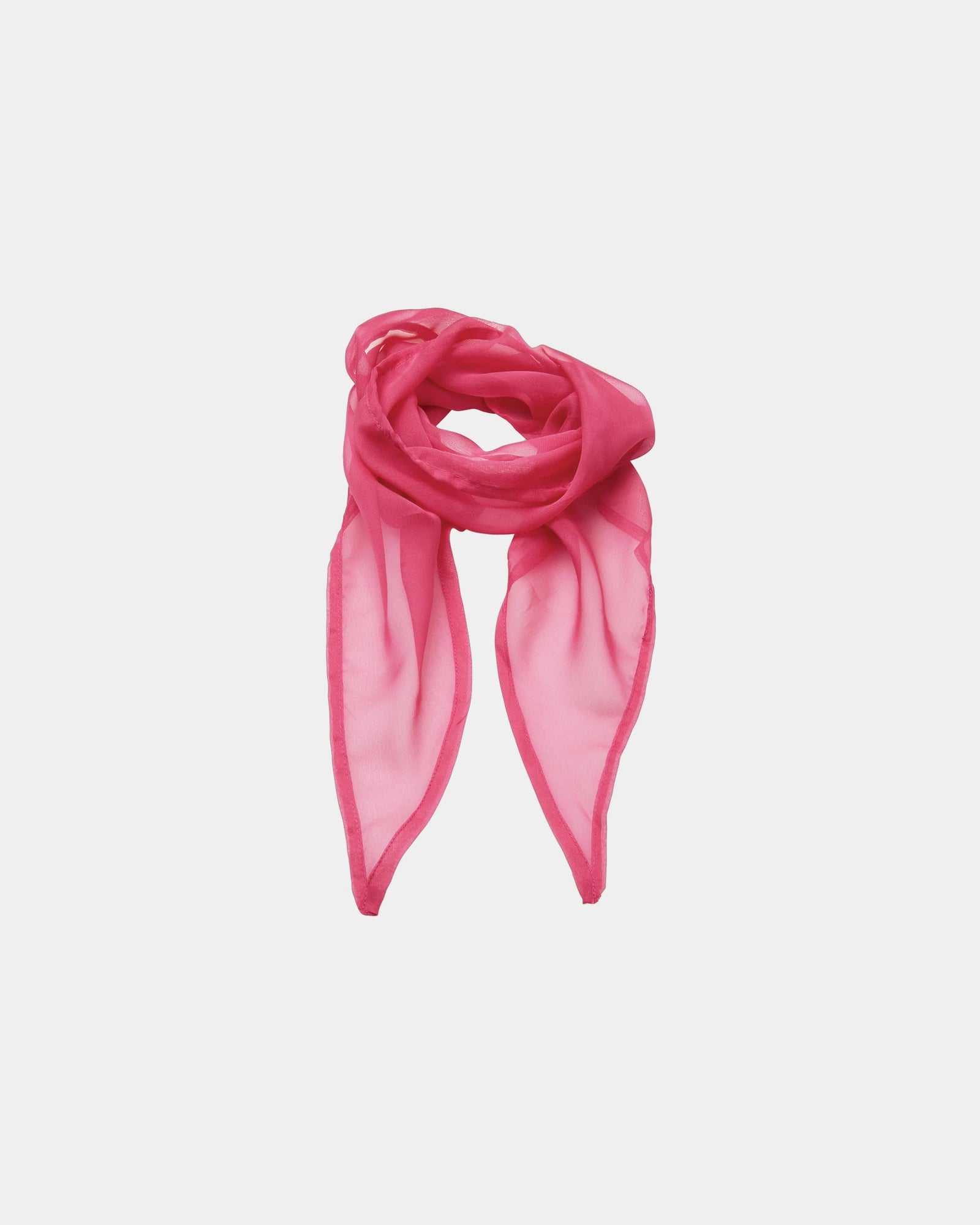 Foulard mousseline polyester femme à personnaliser - Fuchsia