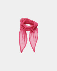 Foulard mousseline polyester femme à personnaliser - Fuchsia
