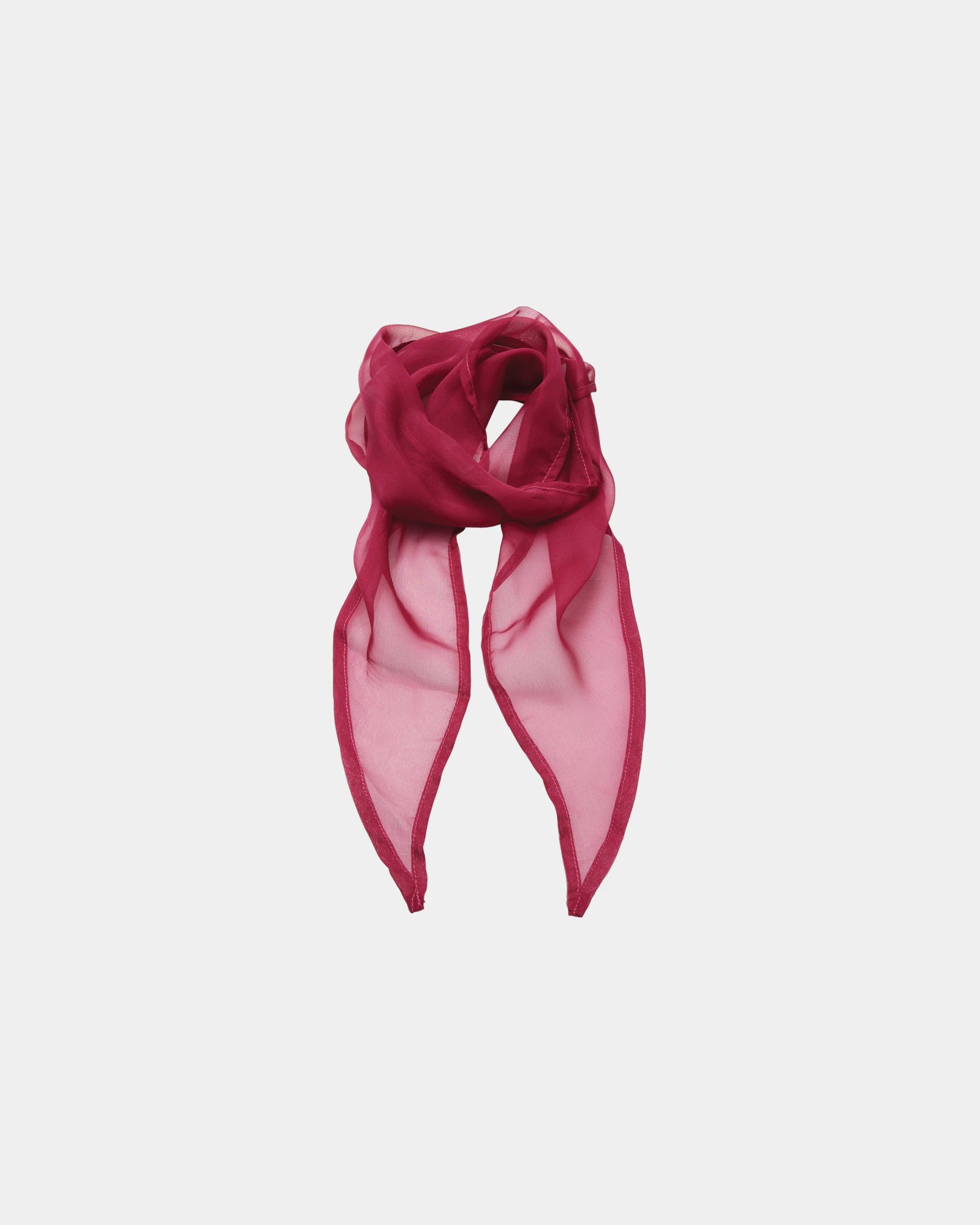 Foulard mousseline polyester femme à personnaliser - Hot Pink