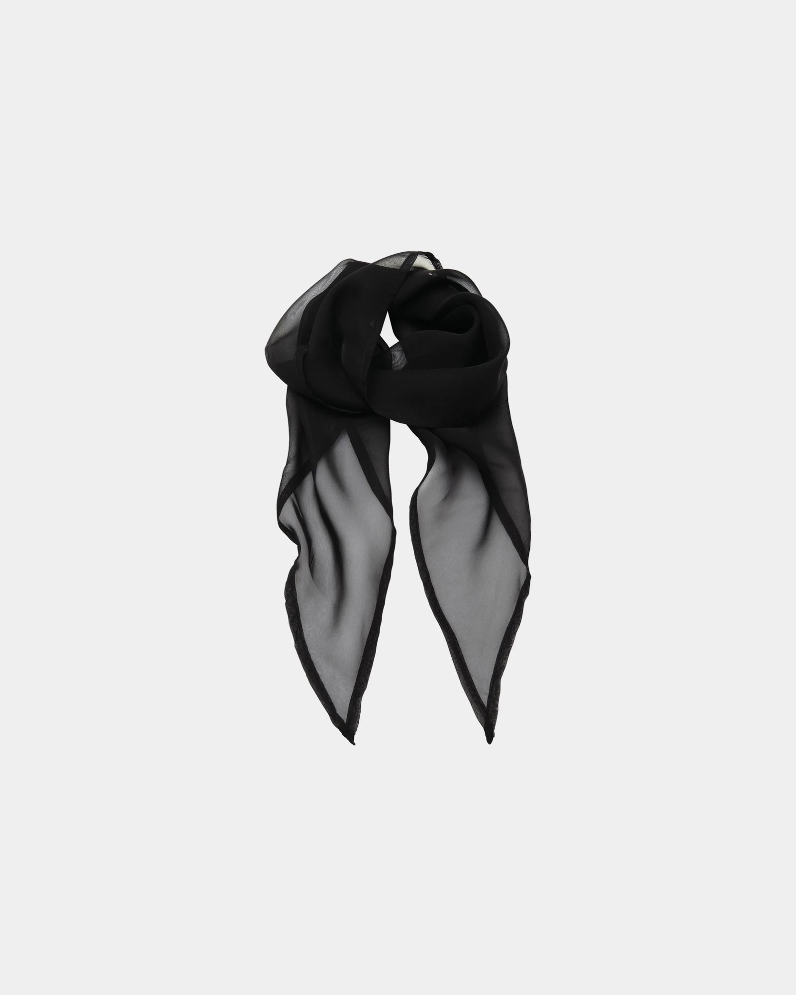 Foulard mousseline polyester femme à personnaliser - Black
