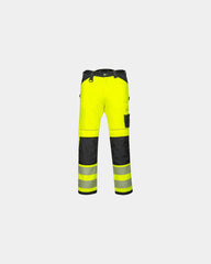 Pantalon de travail haute visibilité PW3 à personnaliser - Jaune-Noir