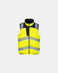 Bodywarmer haute visibilité PW3 à personnaliser - Jaune-Noir
