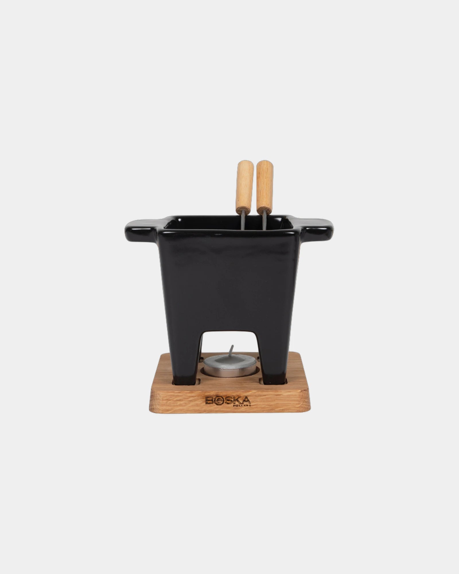 Service à fondue céramique Boska Tapas Fondue Nero 300 ml - Noir