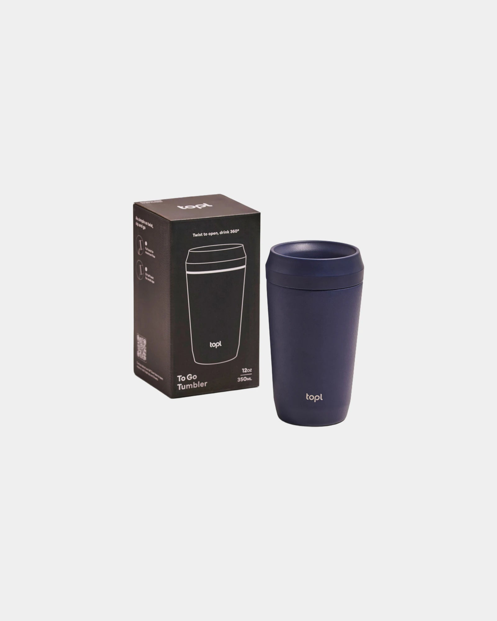 Mug 354 ml avec couvercle 360 en acier recyclé à personnaliser - 6