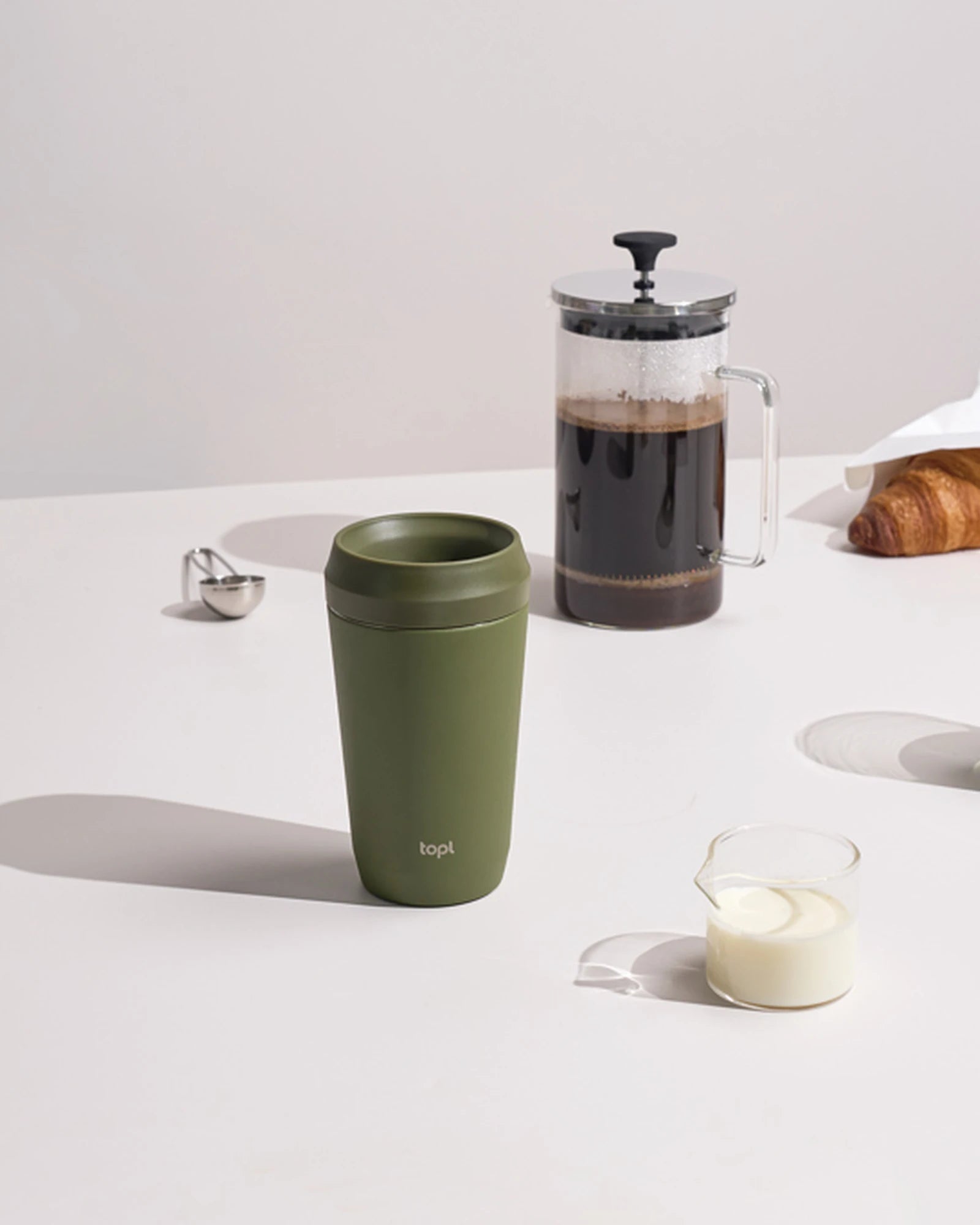 Mug 354 ml avec couvercle 360 en acier recyclé à personnaliser - 17