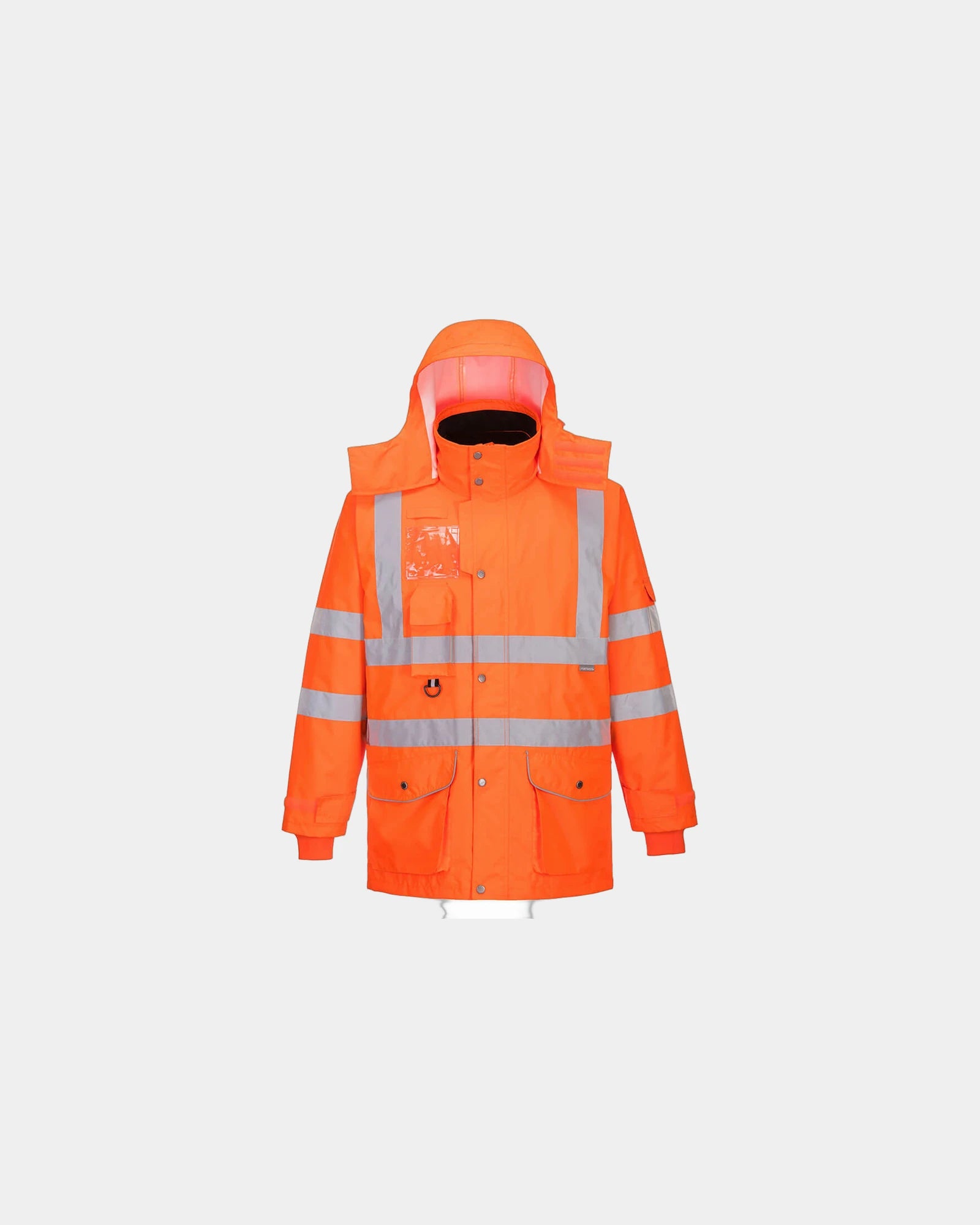 Parka imperméable Traffic HV 4-en-1 à personnaliser - Orange