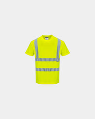 T-shirt Hi-vis MC à personnaliser - Jaune
