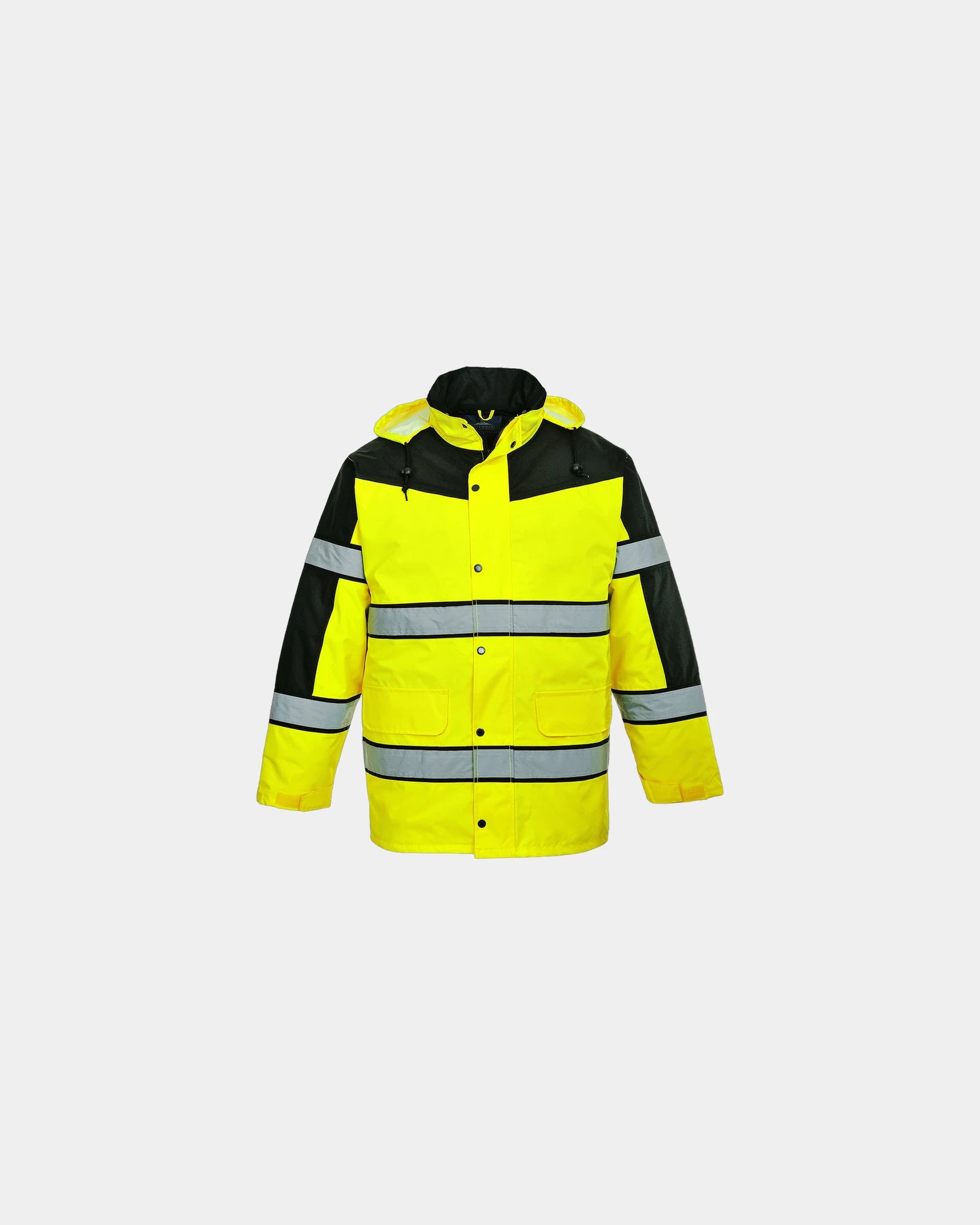 Parka HV bicolore à personnaliser - Jaune