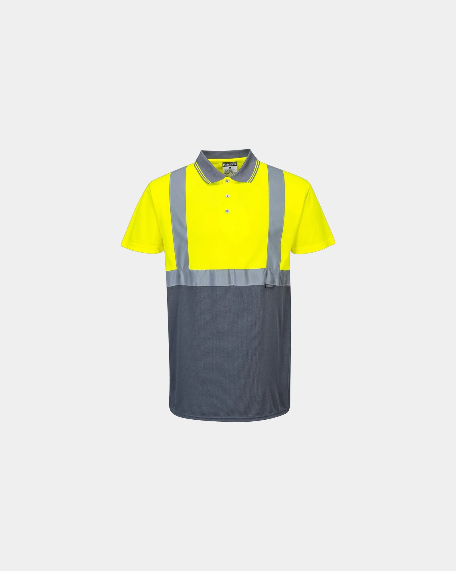 Polo HiVis Bicolore à personnaliser - Jaune-Vert