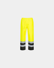 Pantalon imperméable bicolore à personnaliser - Jaune-Noir