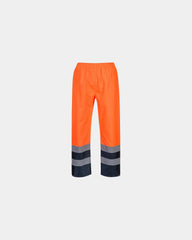 Pantalon imperméable bicolore à personnaliser - Orange