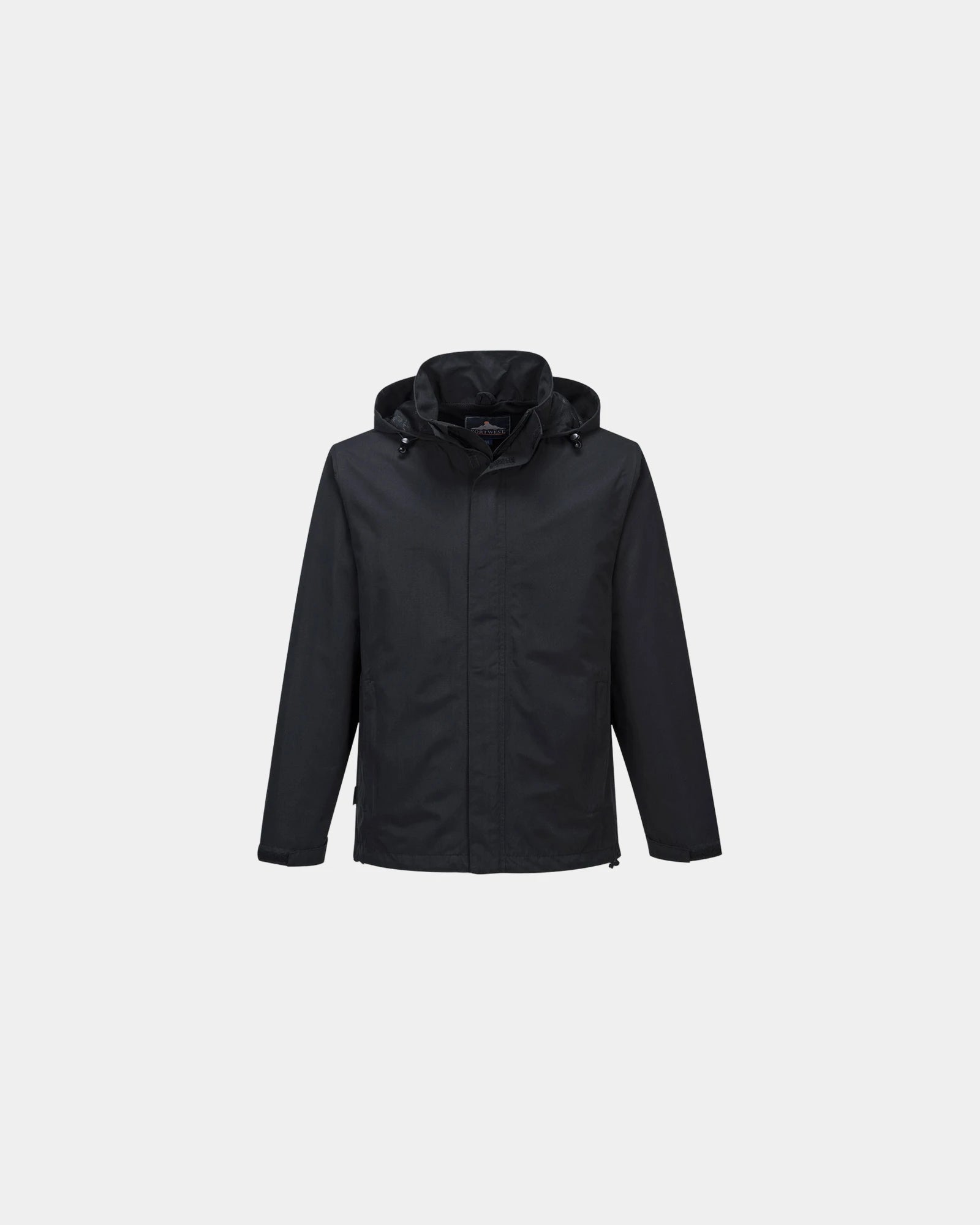 Veste personnalisable imperméable Corporate Shell à personnaliser - Noir-Bleu Ciel