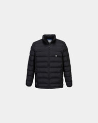 Veste Tunnel chauffée imperméable à personnaliser - Noir-Bleu Ciel