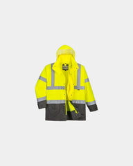 Parka bicolore Executive à personnaliser - Jaune-Vert