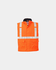 Bodywarmer haute visibilité à personnaliser - Orange
