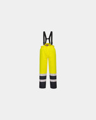 Pantalon multi-risques étanche à personnaliser - Jaune-Bleu Marine