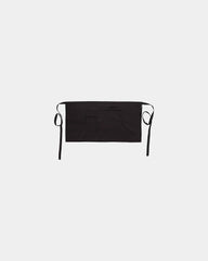 Tablier de bar en toile Canvas à personnaliser - Noir-Bleu Ciel