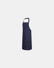 Tablier à bavette Polycoton à personnaliser - Bleu Marine