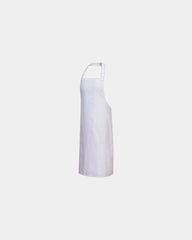 Tablier à bavette Polycoton à personnaliser - Blanc