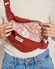 Sac banane coton bio Hindbag Valentine à personnaliser - 15