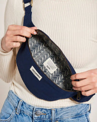 Sac banane coton bio Hindbag Valentine à personnaliser - 5
