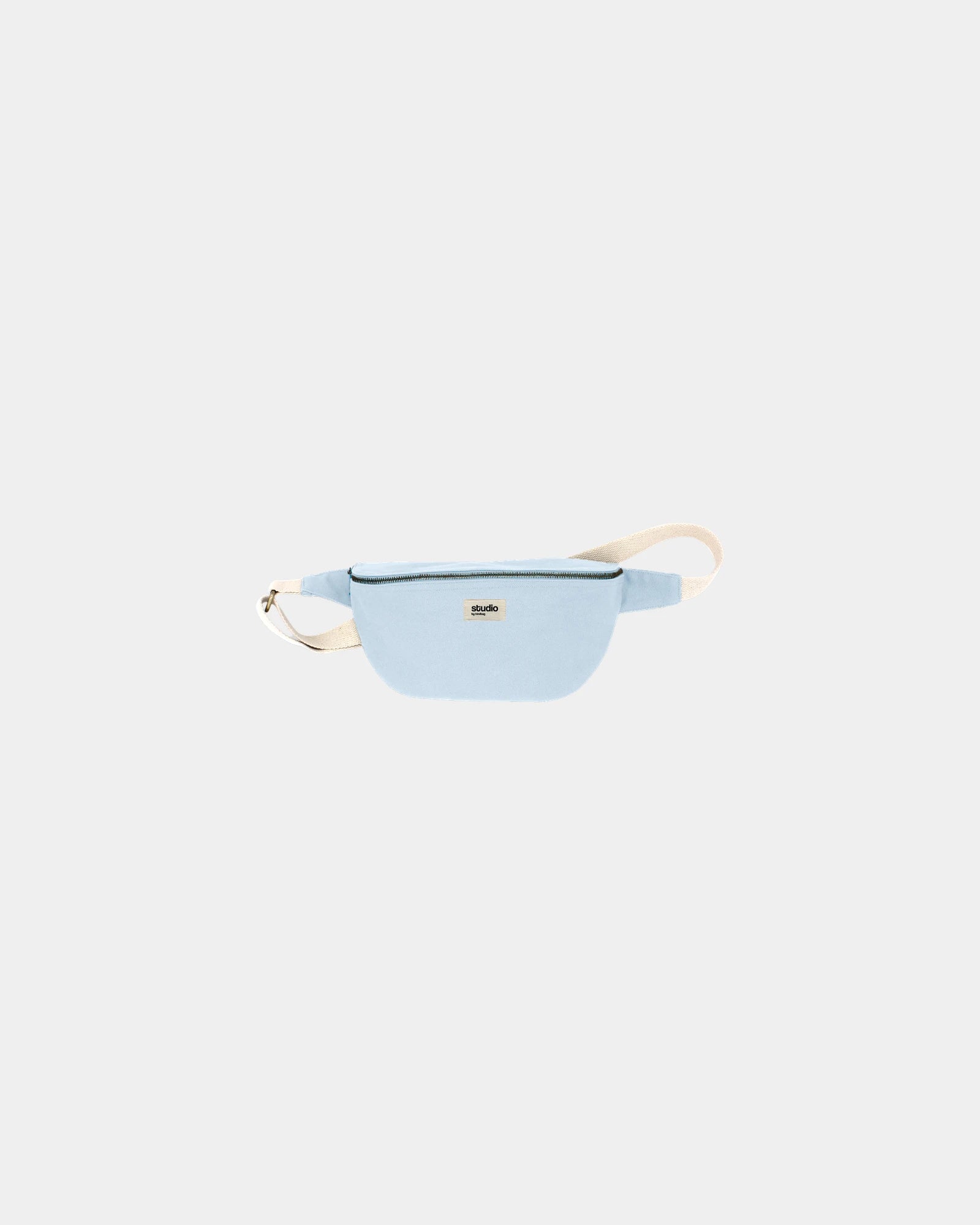 Sac banane coton bio Hindbag Antoine à personnaliser - Azure