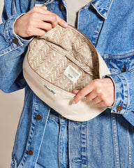 Sac banane coton bio Hindbag Antoine à personnaliser