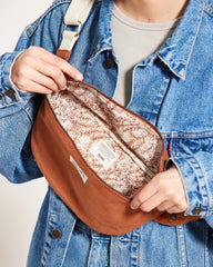 Sac banane coton bio Hindbag Antoine à personnaliser