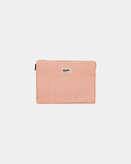Housse ordinateur coton bio Hindbag Léo 15" à personnaliser - Salmon