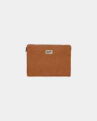 Housse ordinateur coton bio Hindbag Léo 13" à personnaliser - Copper