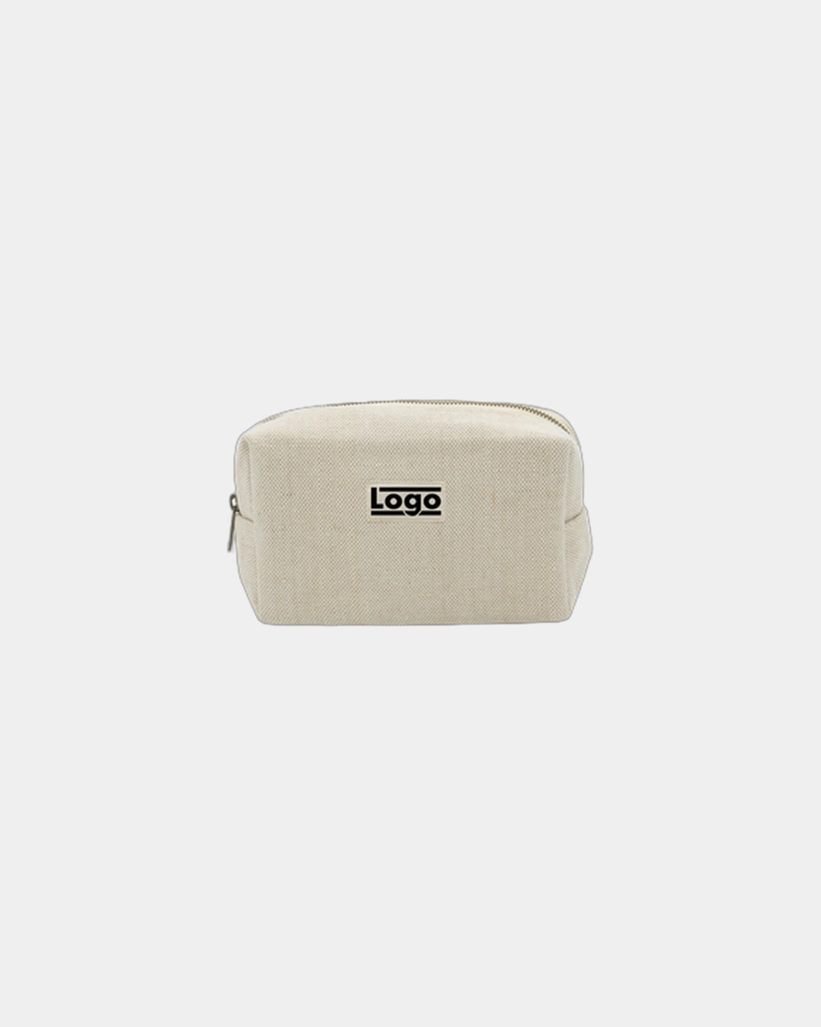 Trousse coton bio GOTS Hindbag Estelle M à personnaliser - Jute