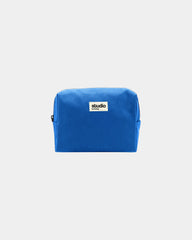 Trousse coton bio GOTS Hindbag Estelle M à personnaliser - Royal Blue