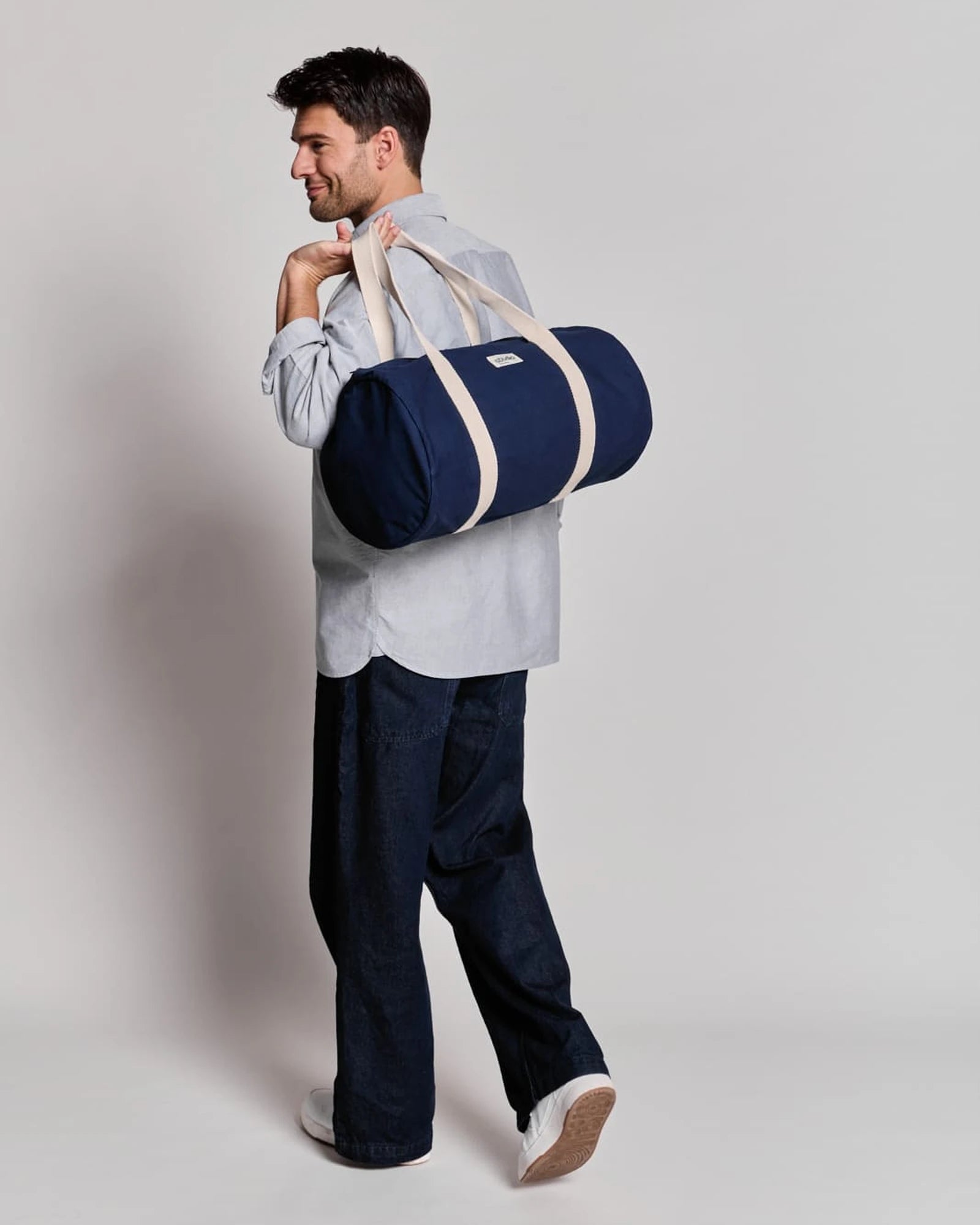 Sac polochon coton bio Hindbag Sam à personnaliser - 6
