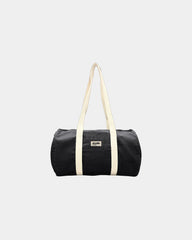 Sac polochon coton bio Hindbag Sam à personnaliser - Black