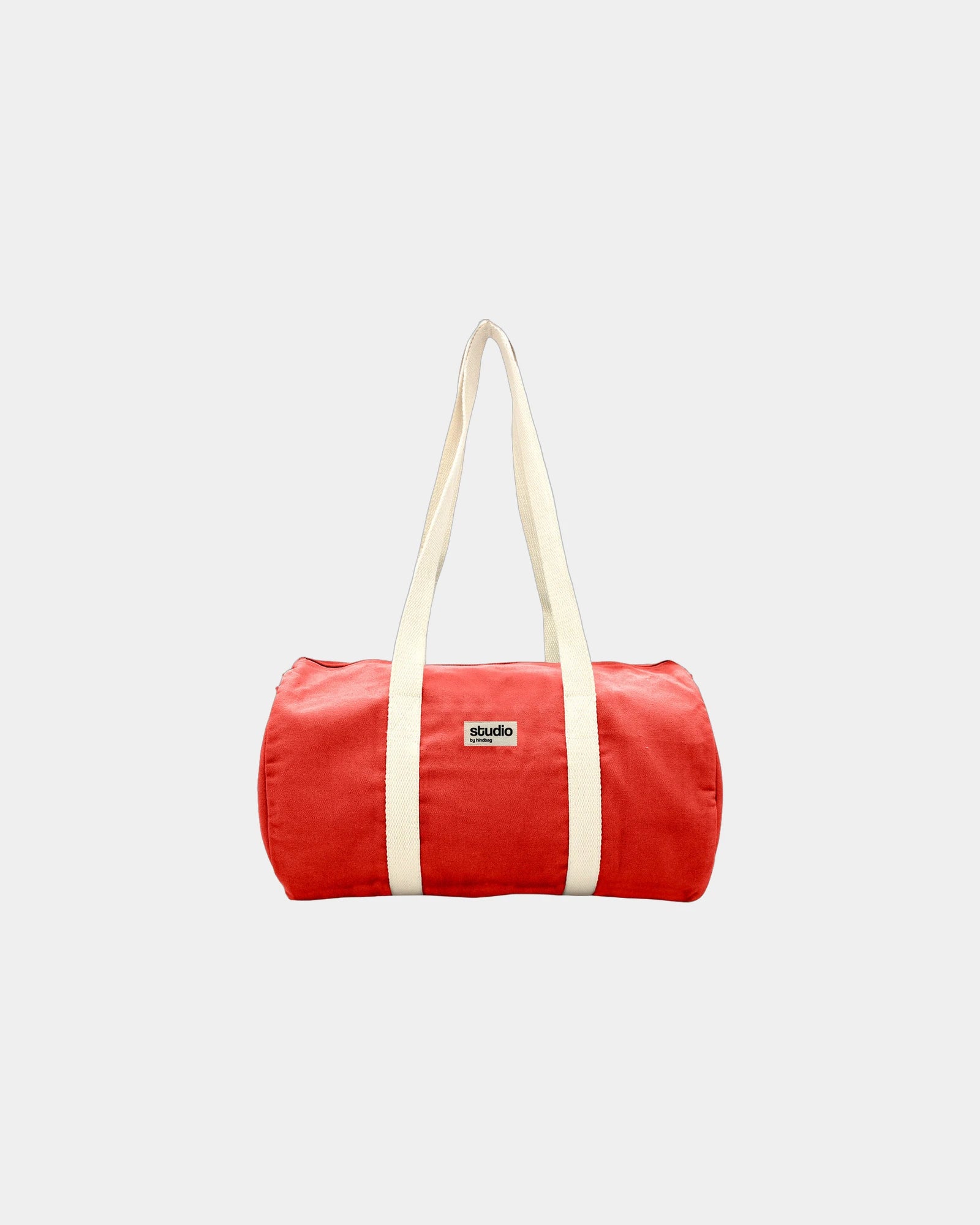 Sac polochon coton bio Hindbag Sam à personnaliser - Red