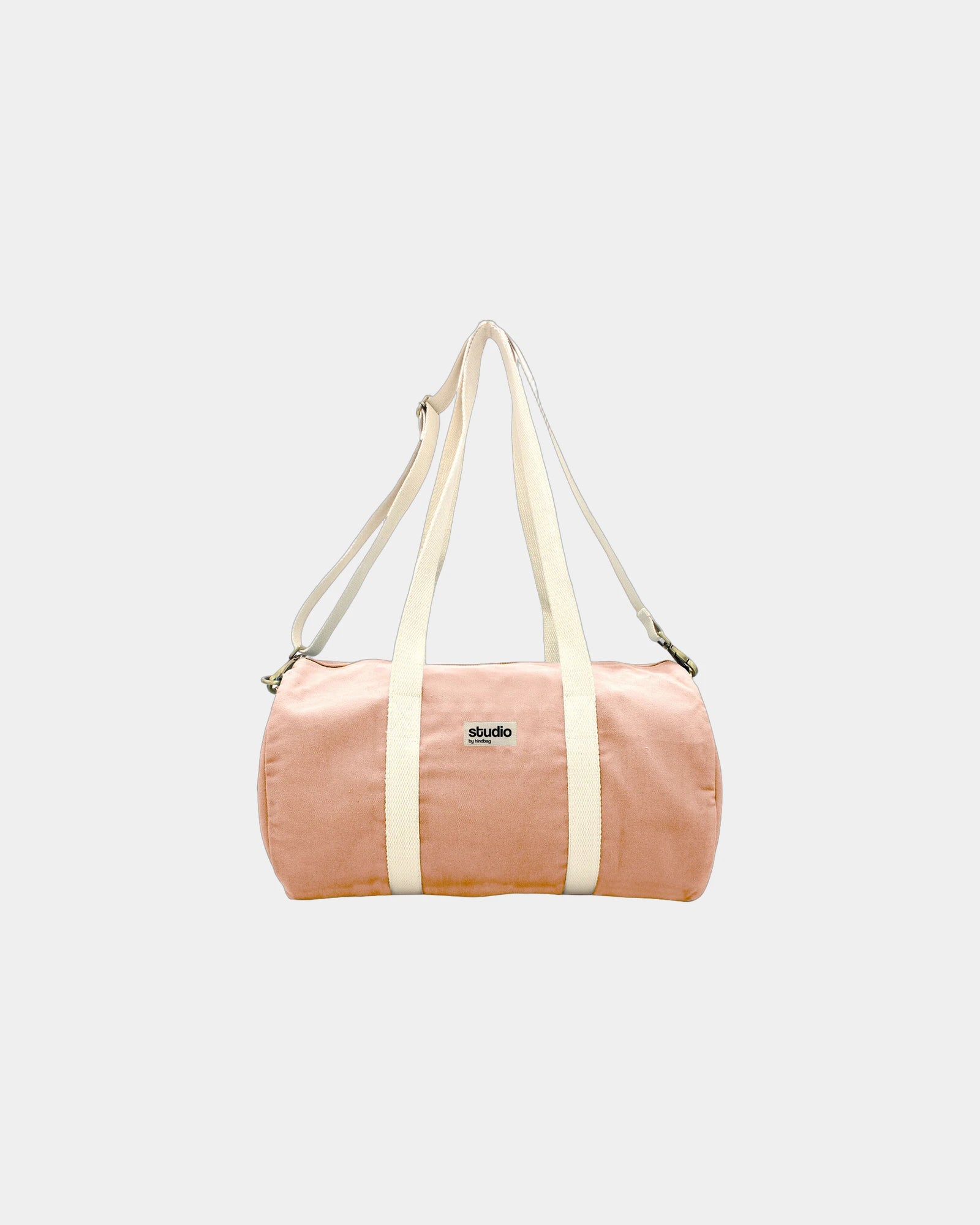 Sac polochon coton bio Hindbag Sam à personnaliser - Salmon