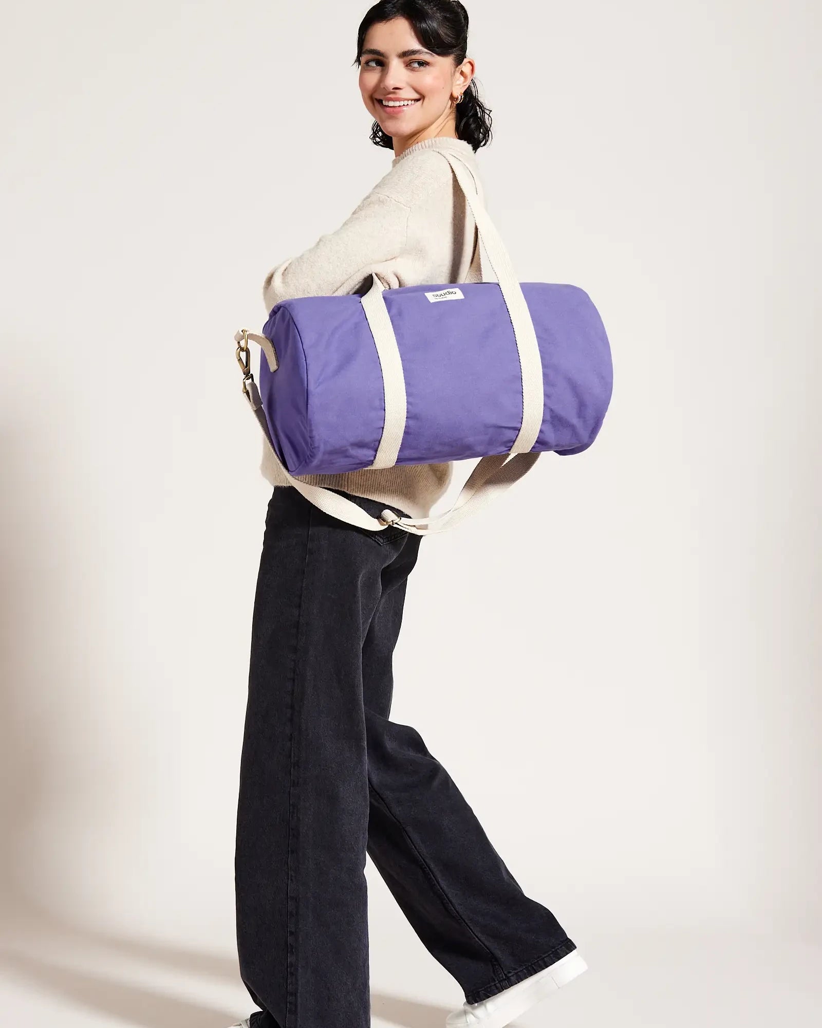 Sac polochon coton bio Hindbag Sam à personnaliser - 22